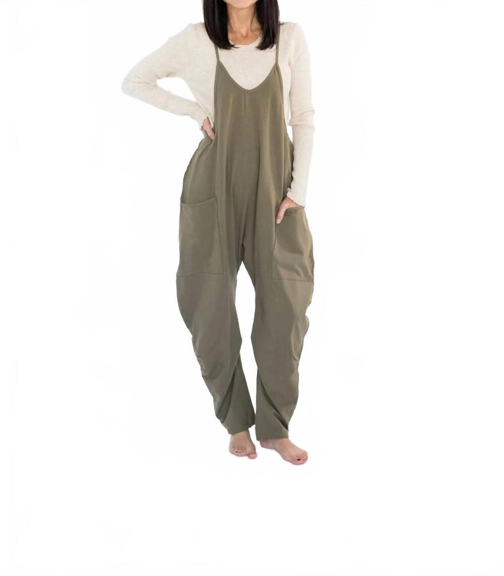 NEW KIMBERLY C gavin relax jumpsuit in olive